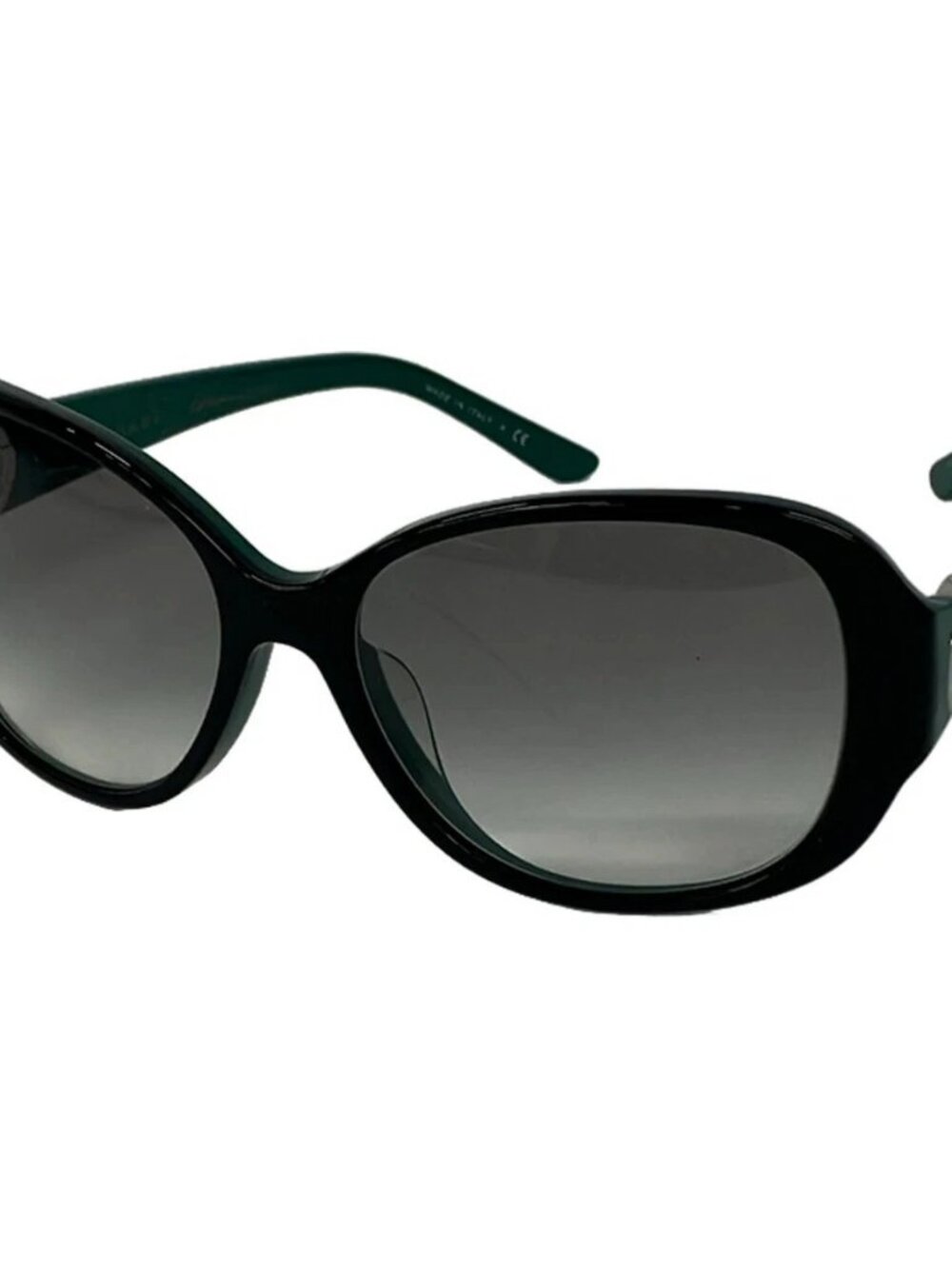 BVLGARI 8138-B-F Black Green Plastic Sunglasses